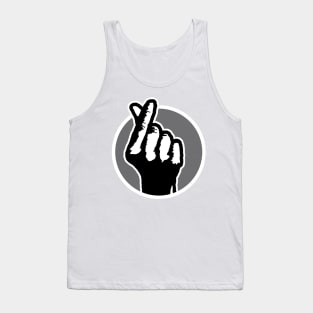 Finger Heart (purple) Tank Top